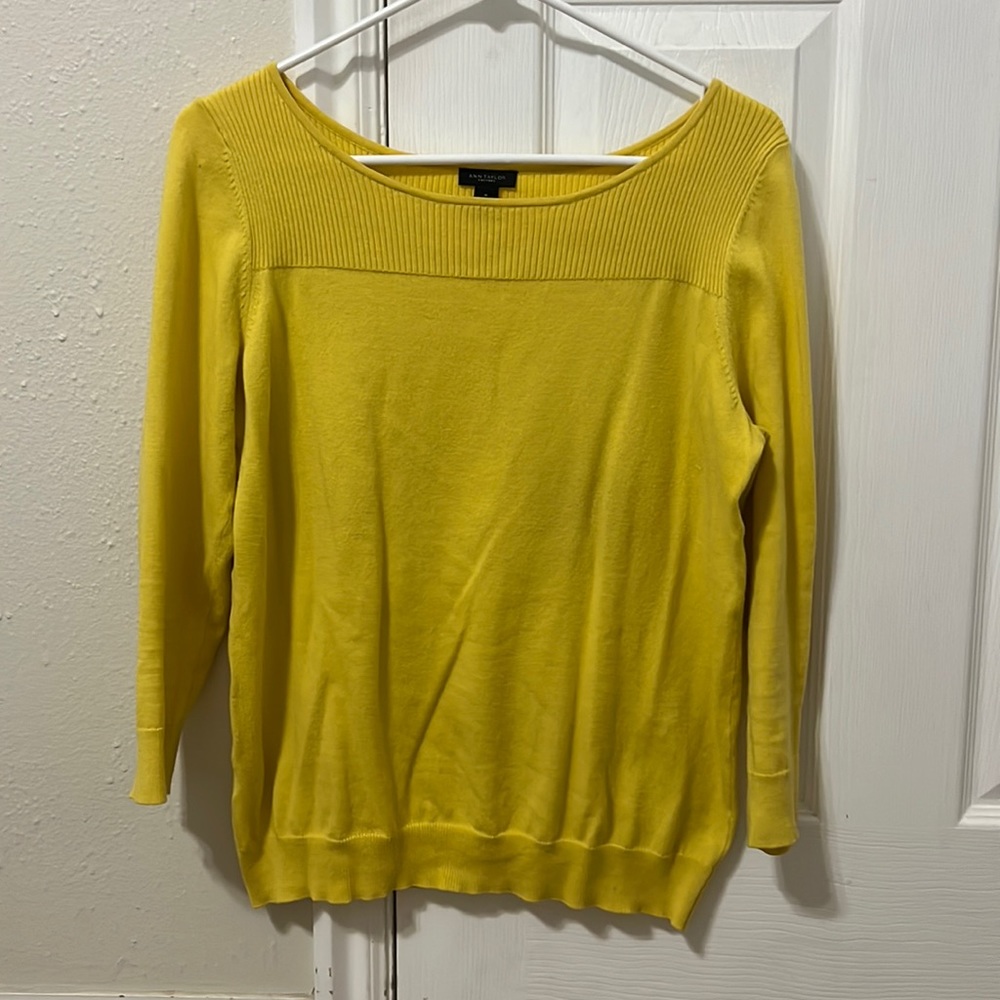 Ann Taylor Yellow Sweater